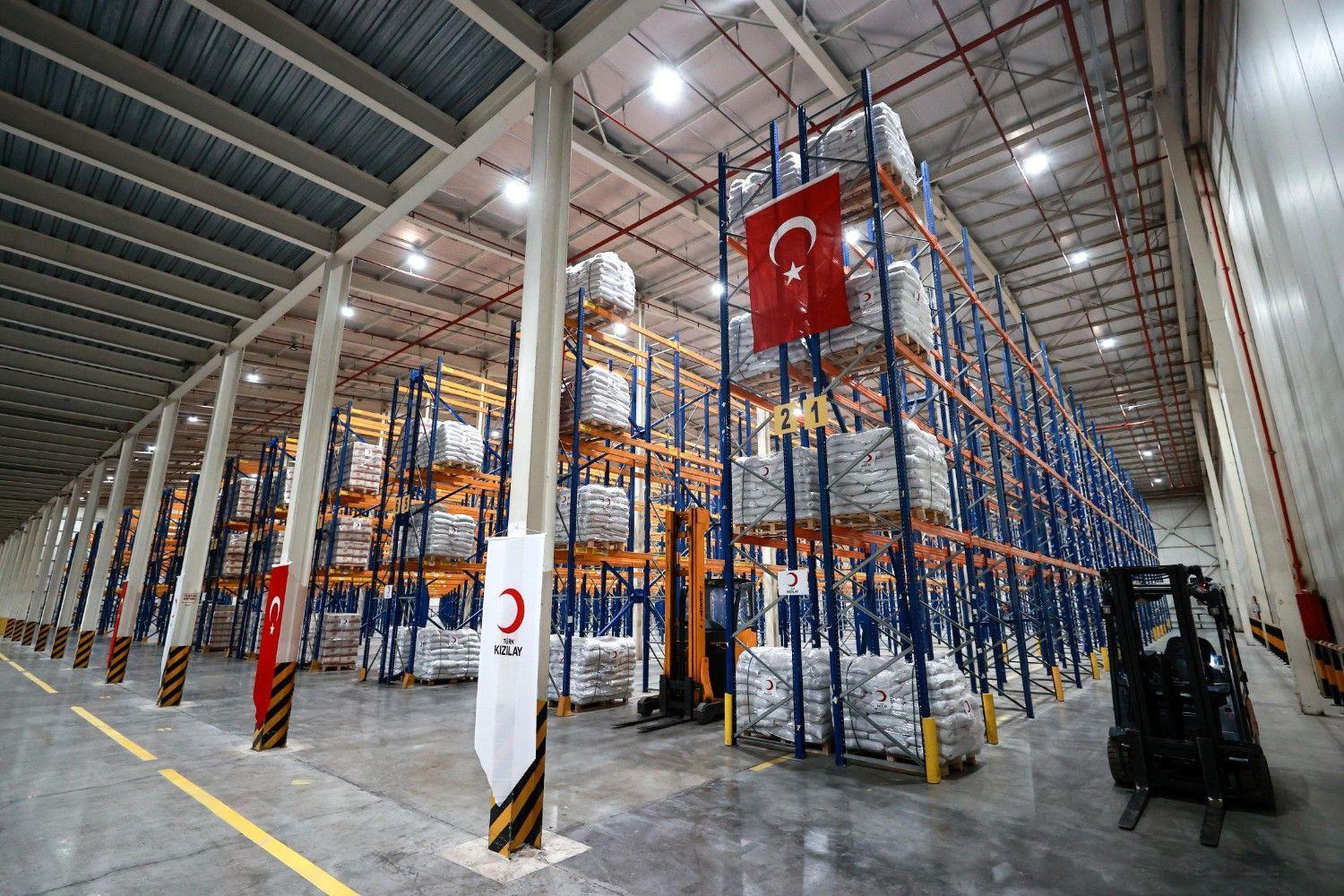 Stock center opens in Mersin to boost aid delivery to crisis zones