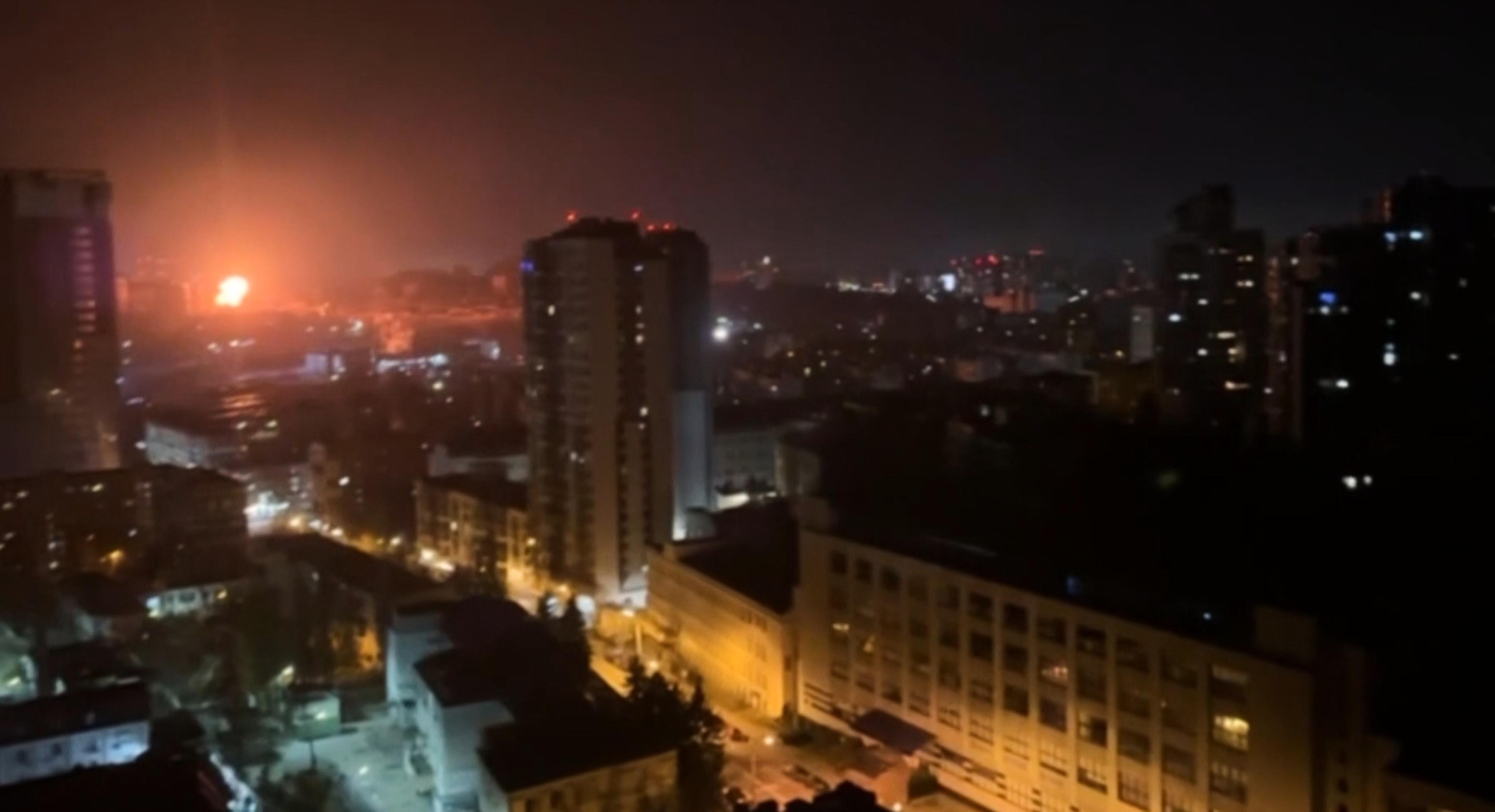 Ukrainian capital comes under 'massive' attack
