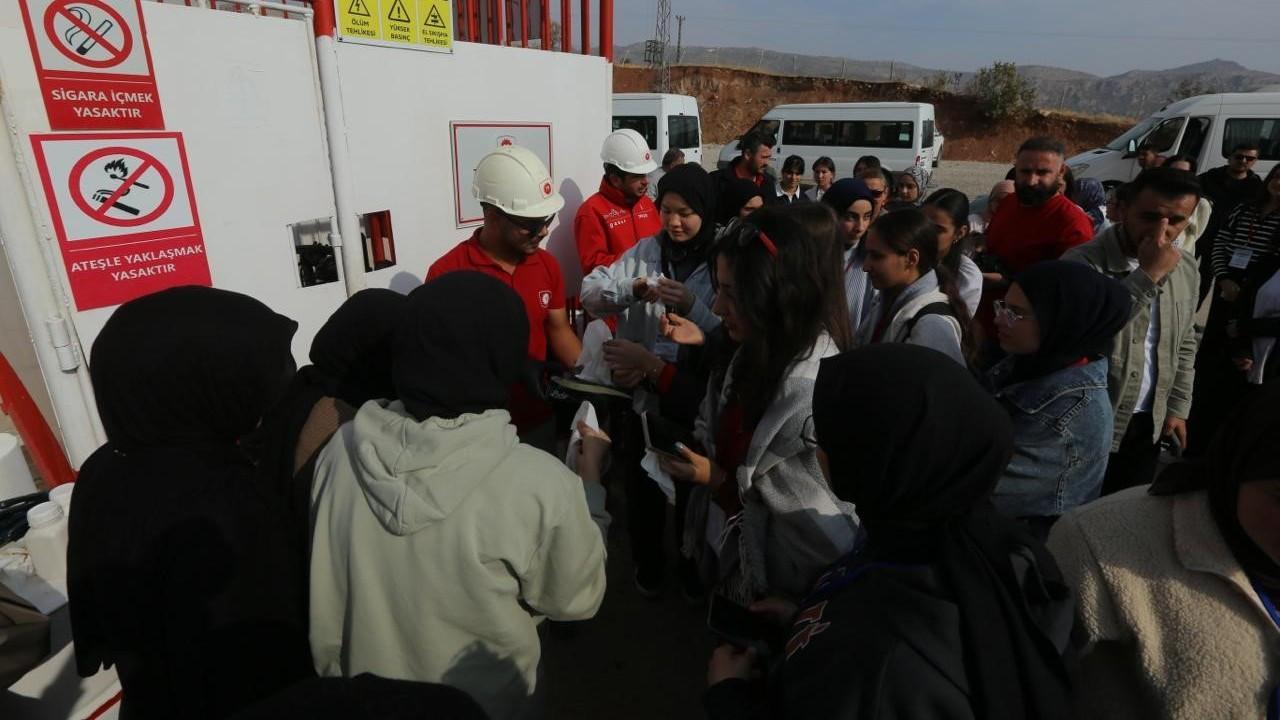 Students tour Şırnak’s Gabar oil production site