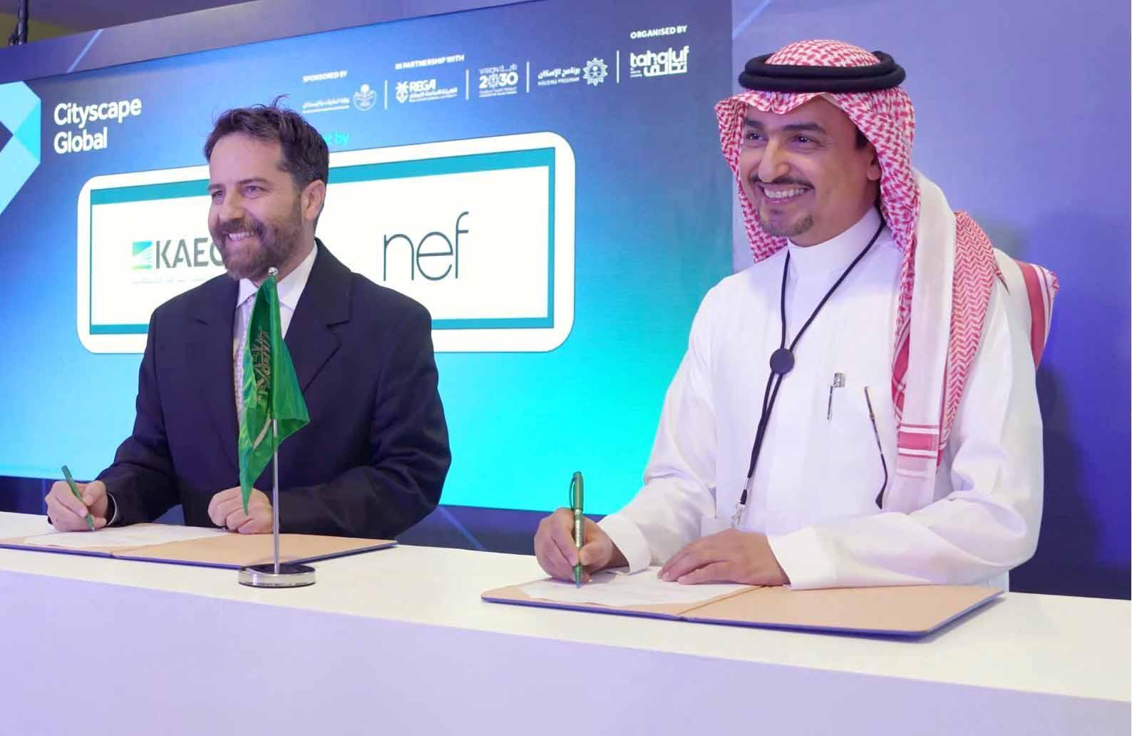 Nef signs MoU with Saudi KAEC for major project