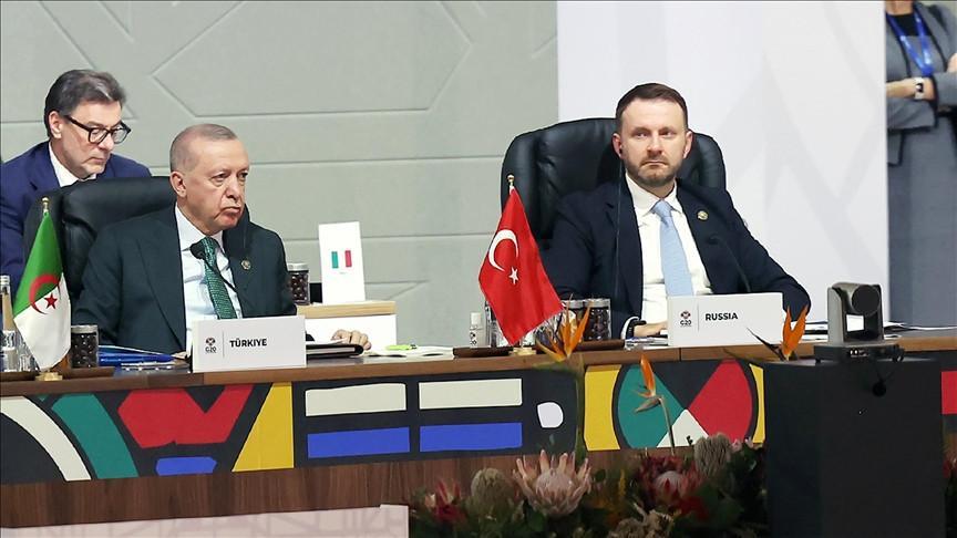 Gaza ceasefire vital for world peace, Erdoğan tells G20 summit