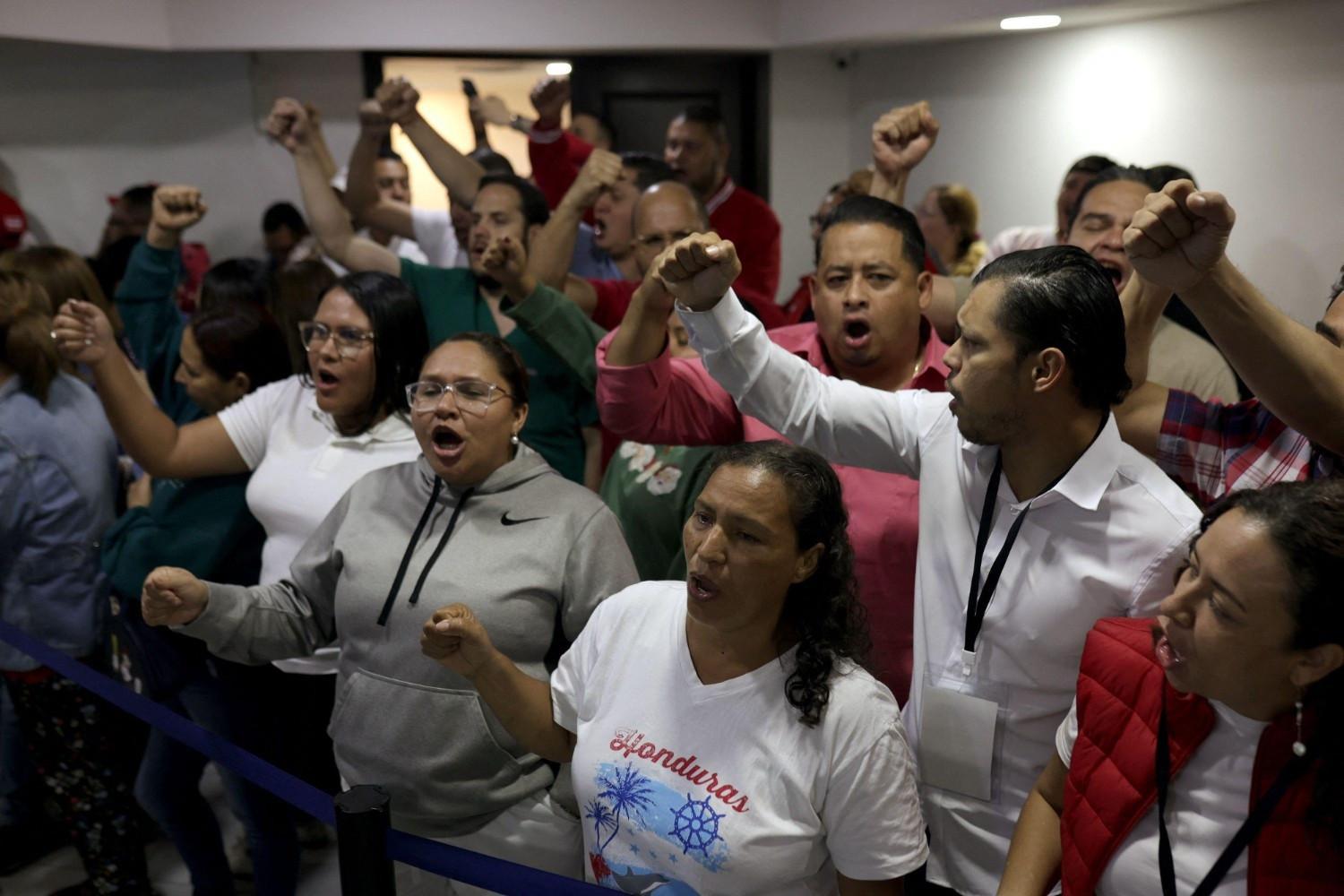 Trump says Honduras 'trying to change' election outcome