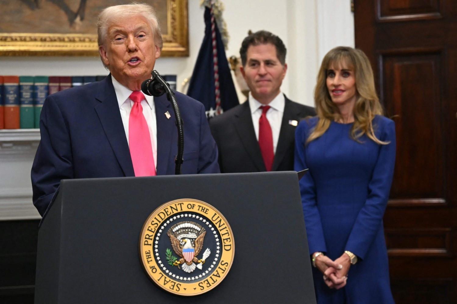 Tech boss Dell gives $6.25 bln to Trump accounts for kids