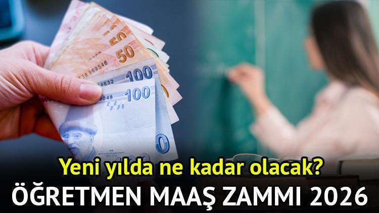 YENİ YIL ZAMLI ÖĞRETMEN MAAŞLARI OCAK 2026 || Yılbaşında öğretmen maaşları ne kadar olacak, yüzde kaç zam gelecek Ocak ayı öğretmen ve uzman öğretmen maaşı hesaplaması 2026