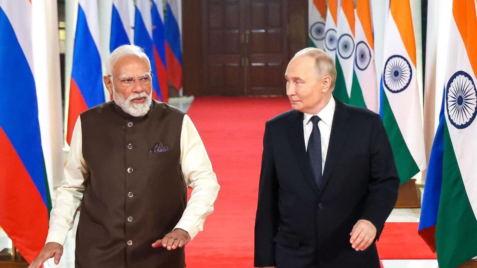 Putin in India for first trip since 2021
