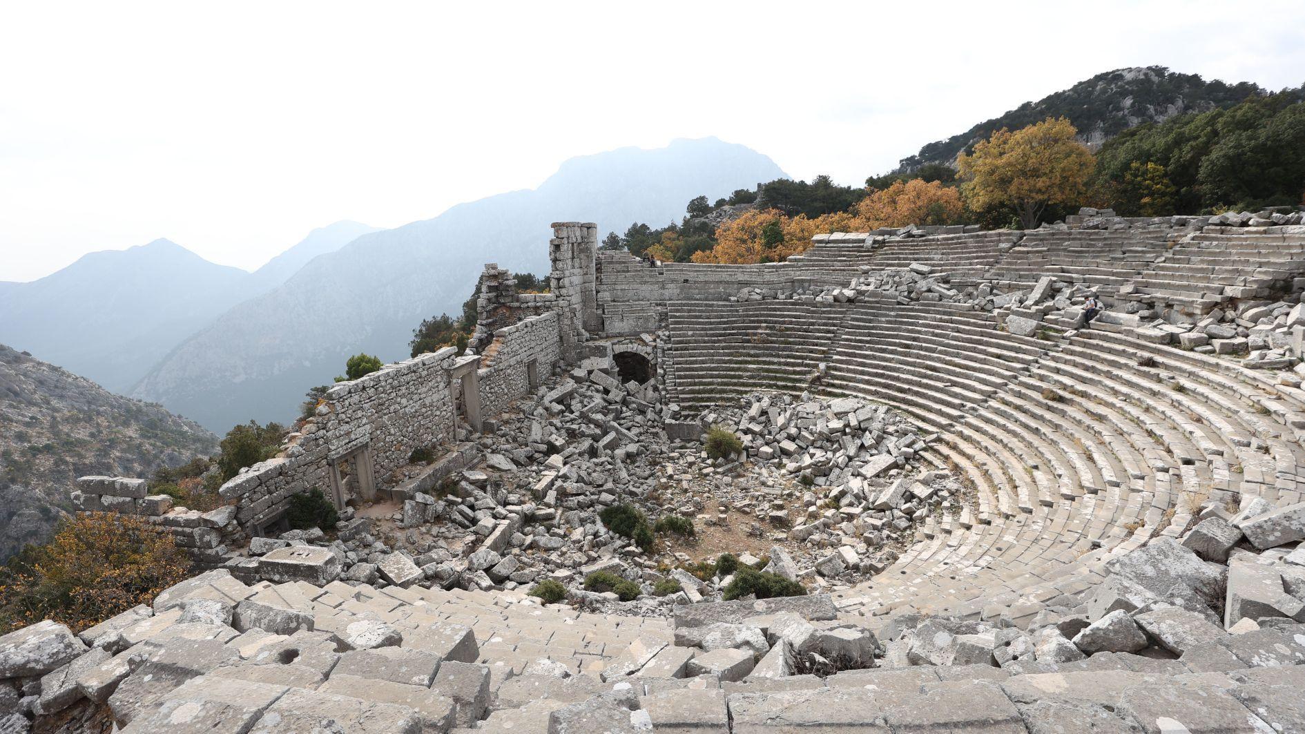 Termessos offers sweeping mountain views