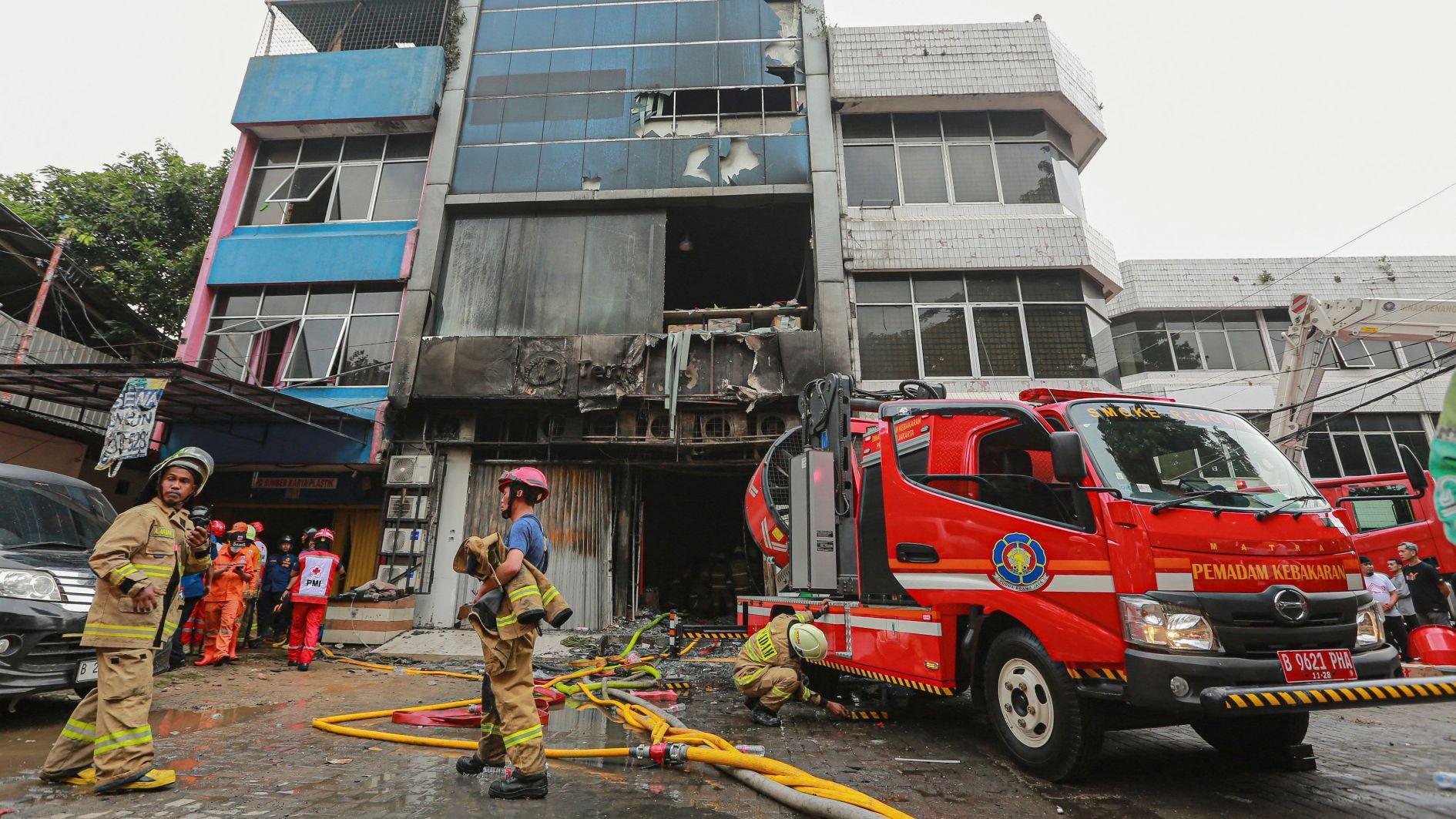 Office building fire in Jakarta kills more than 20 people