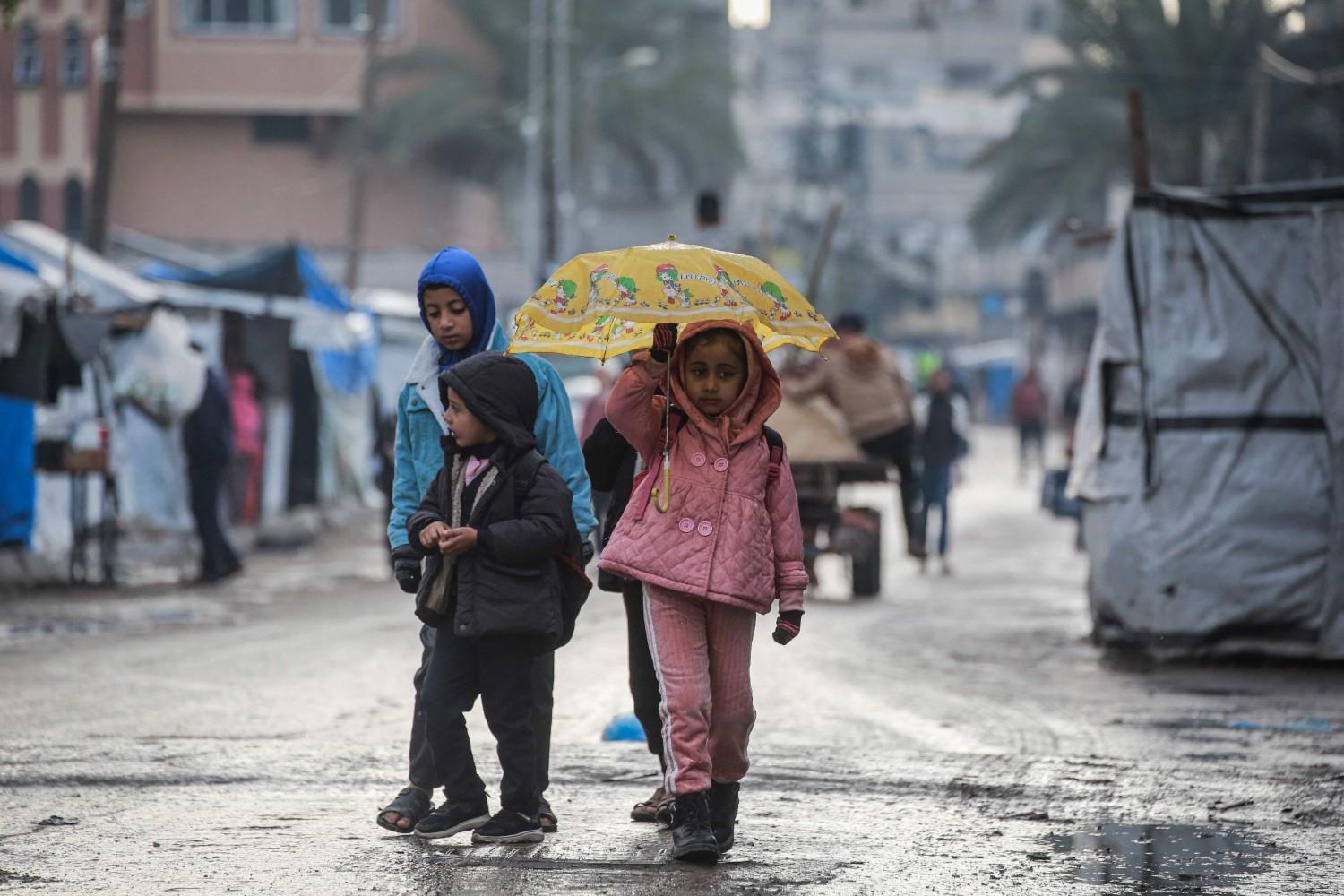 Gaza braces for major storm as displaced families face flood risk