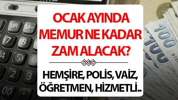YILBAŞI MEMUR MAAŞ ZAMMI OCAK 2026 HESAPLAMA TABLOSU ENFLASYON FARKI (UNVANA GÖRE HESAPLAMA TABLOLU) || Yeni yılda hangi memur ne kadar maaş alacak Polis, Hemşire, Öğretmen yeni yıl maaşı