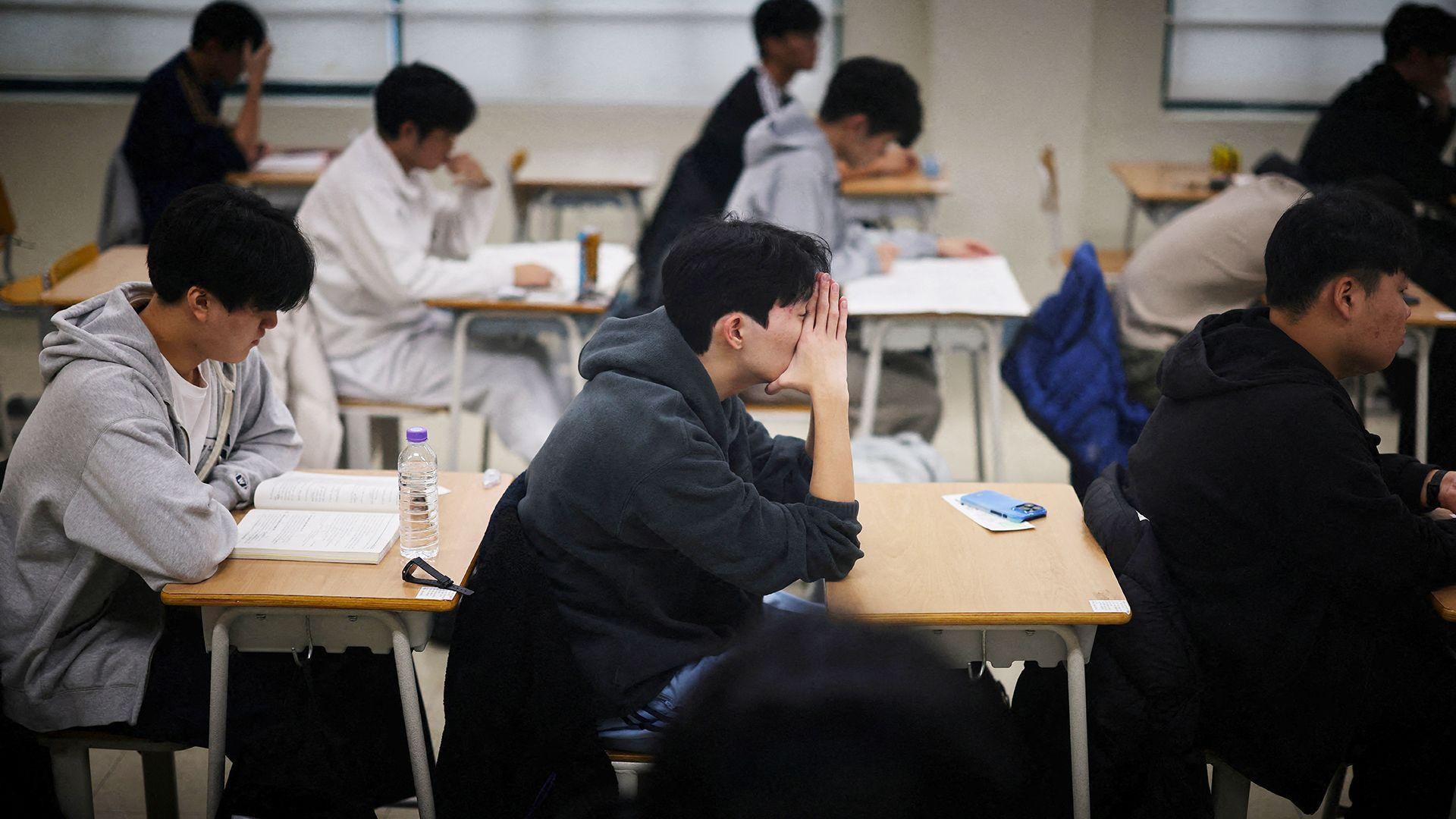 South Korea exam chief quits over complaints of too-hard tests