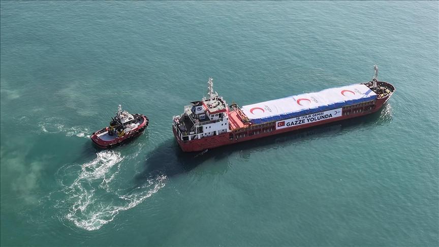 Türkiye sends 19th Goodness Ship carrying 1,300 tons of aid to Gaza