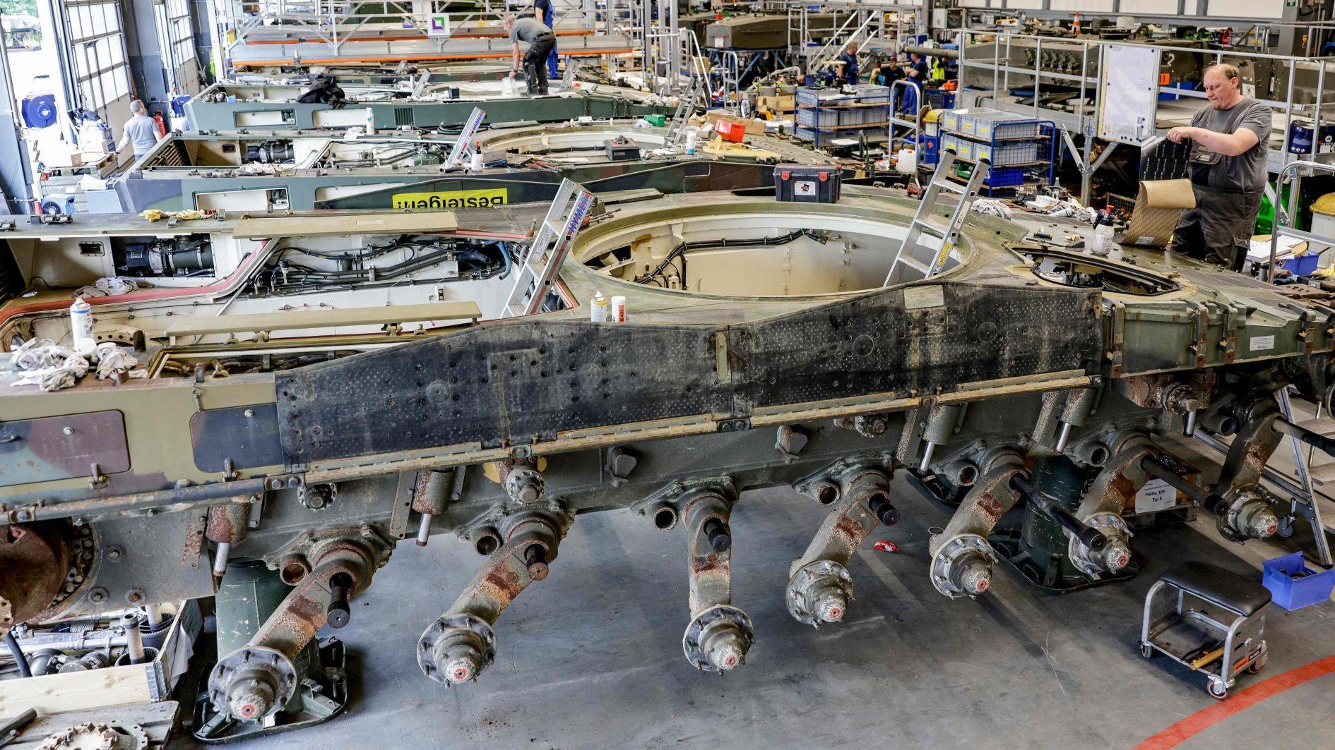 German defence giants battle over military spending ramp-up