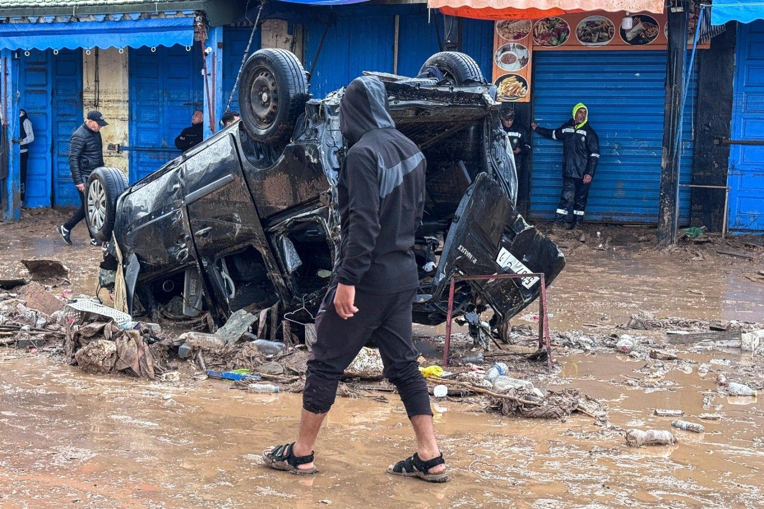 Flash floods kill 37 in Moroccan coastal town