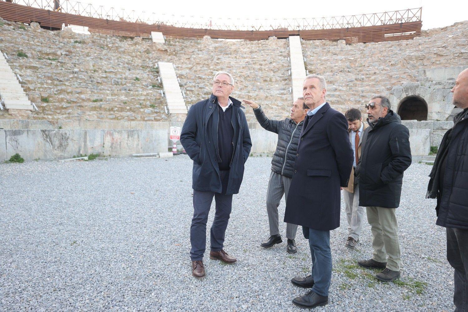 Former German president visits historic sites in İznik