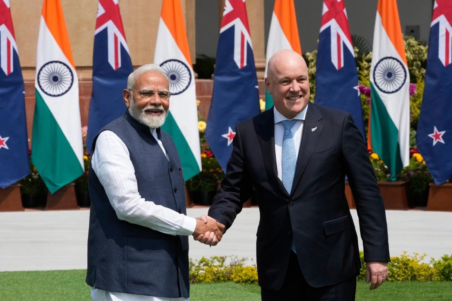 New Zealand says agreed free trade deal with India