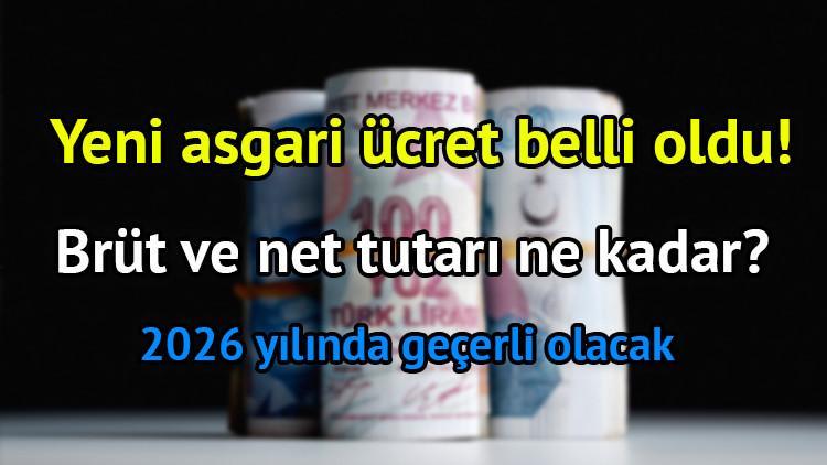 YENİ ASGARİ ÜCRET OCAK 2026 NET VE BRÜT TABLOSU|| Bakan Işıkhan zam oranını duyurdu: Yeni yıl net asgari ücret zammı 2026 ne kadar, yüzde kaç oldu İşte zamlı asgari ücret net ve brüt tutarı tablosu YENİ ASGARİ ÜCRET OCAK 2026 NET VE BRÜT TABLOSU|| Bakan Işıkhan zam oranını duyurdu: Yeni yıl net asgari ücret zammı 2026 ne kadar, yüzde kaç oldu İşte zamlı asgari ücret net ve brüt tutarı tablosu