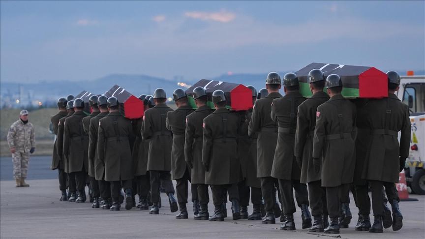 Türkiye holds funeral ceremony for Libyan military delegation killed in Ankara plane crash
