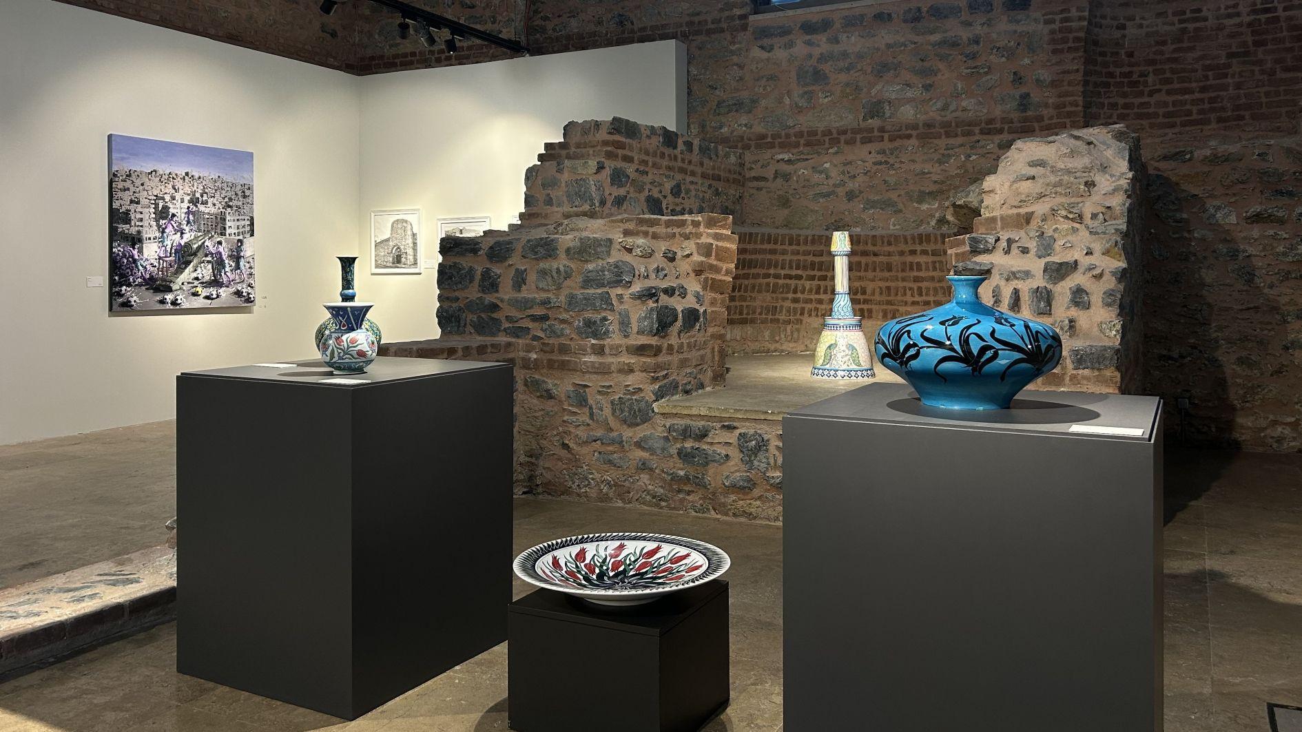 Emerging artists display works at Istanbul Tulip Museum