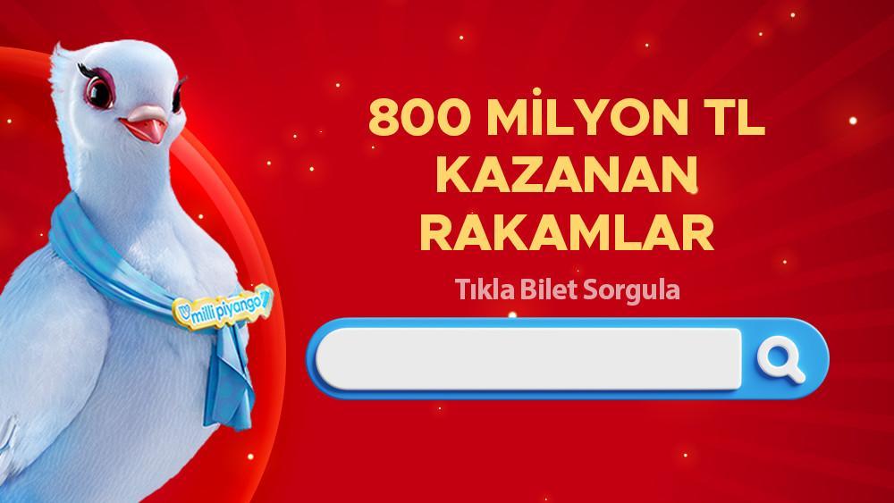 800 MİLYON TL BÜYÜK İKRAMİYE KAZANAN RAKAMLAR
