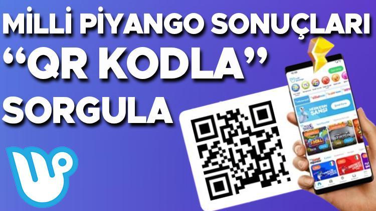 MİLLİ PİYANGO SONUÇLARI TEK TIKLA QR - KAREKOD BİLET SORGULAMA
