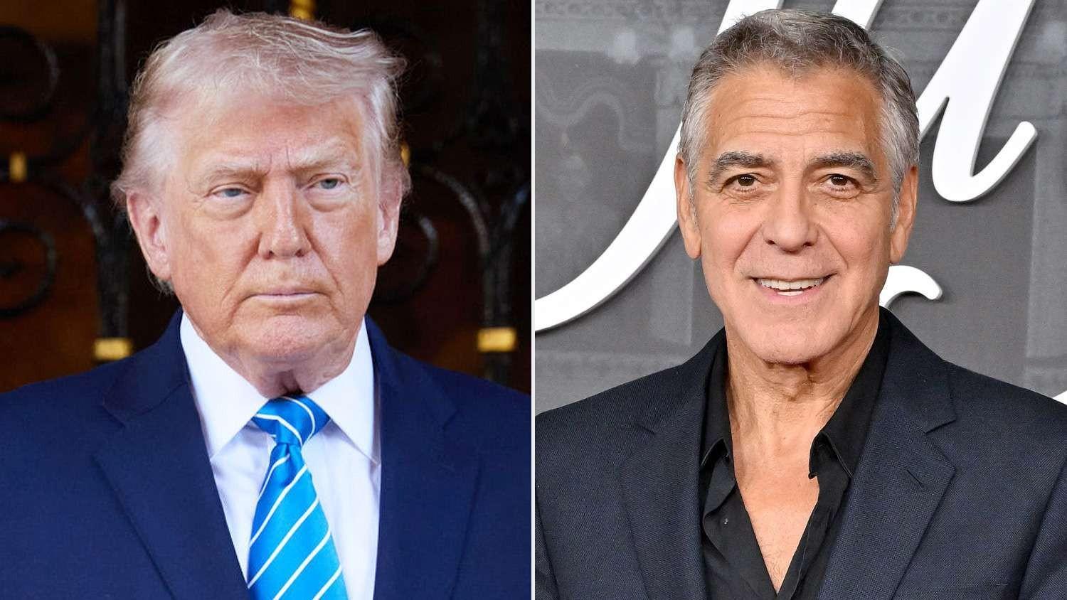 Trump joins criticism of Clooney's French passport
