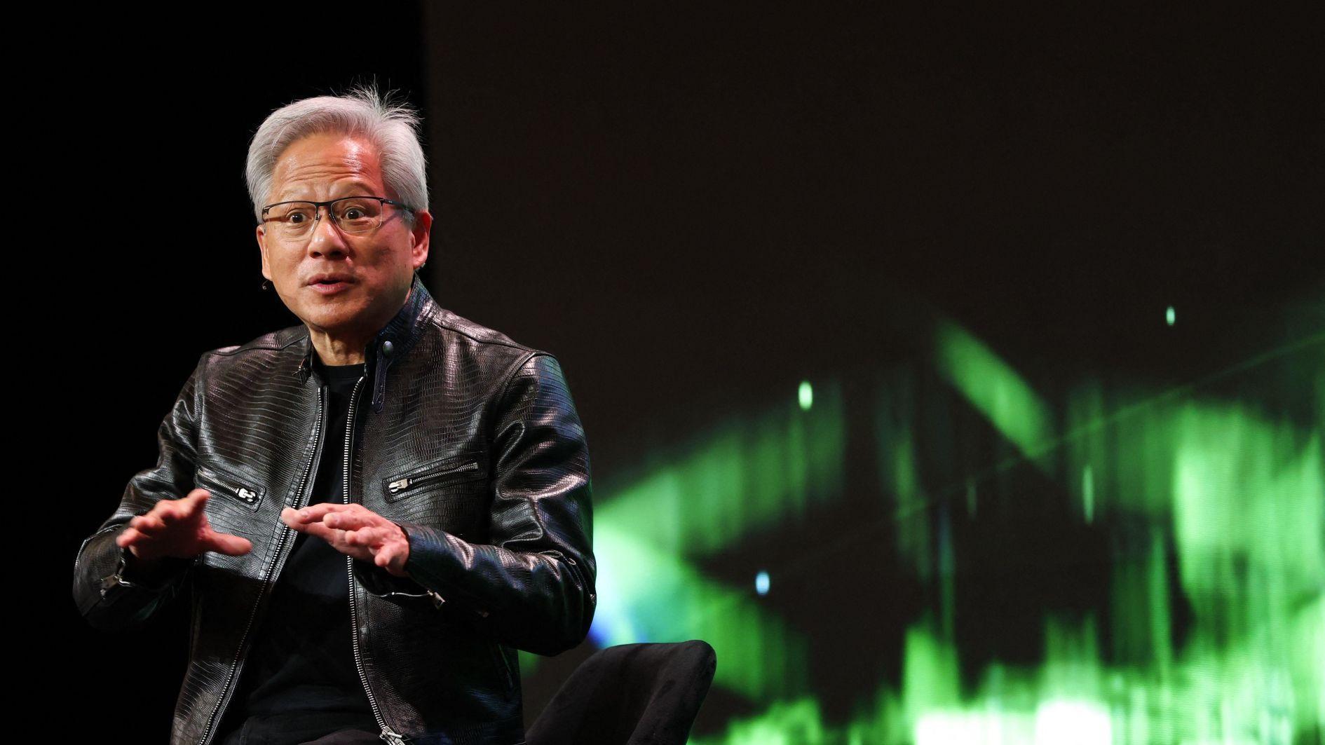 Nvidia CEO praises robots as 'AI immigrants'