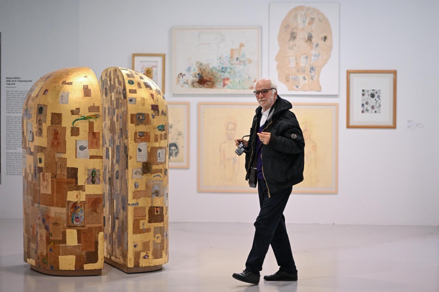 Ergin İnan’s six-decade artistic journey on display in Ankara