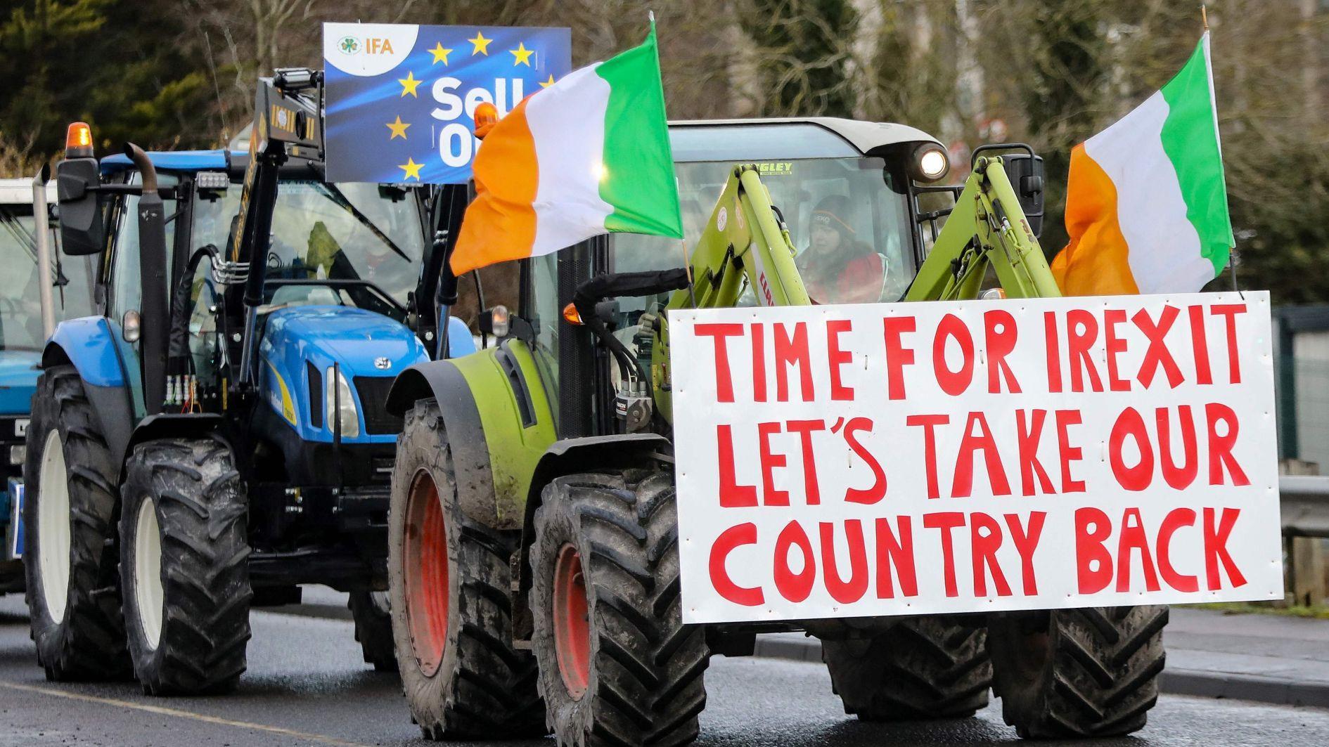 Thousands of Irish, French farmers protest Mercosur deal