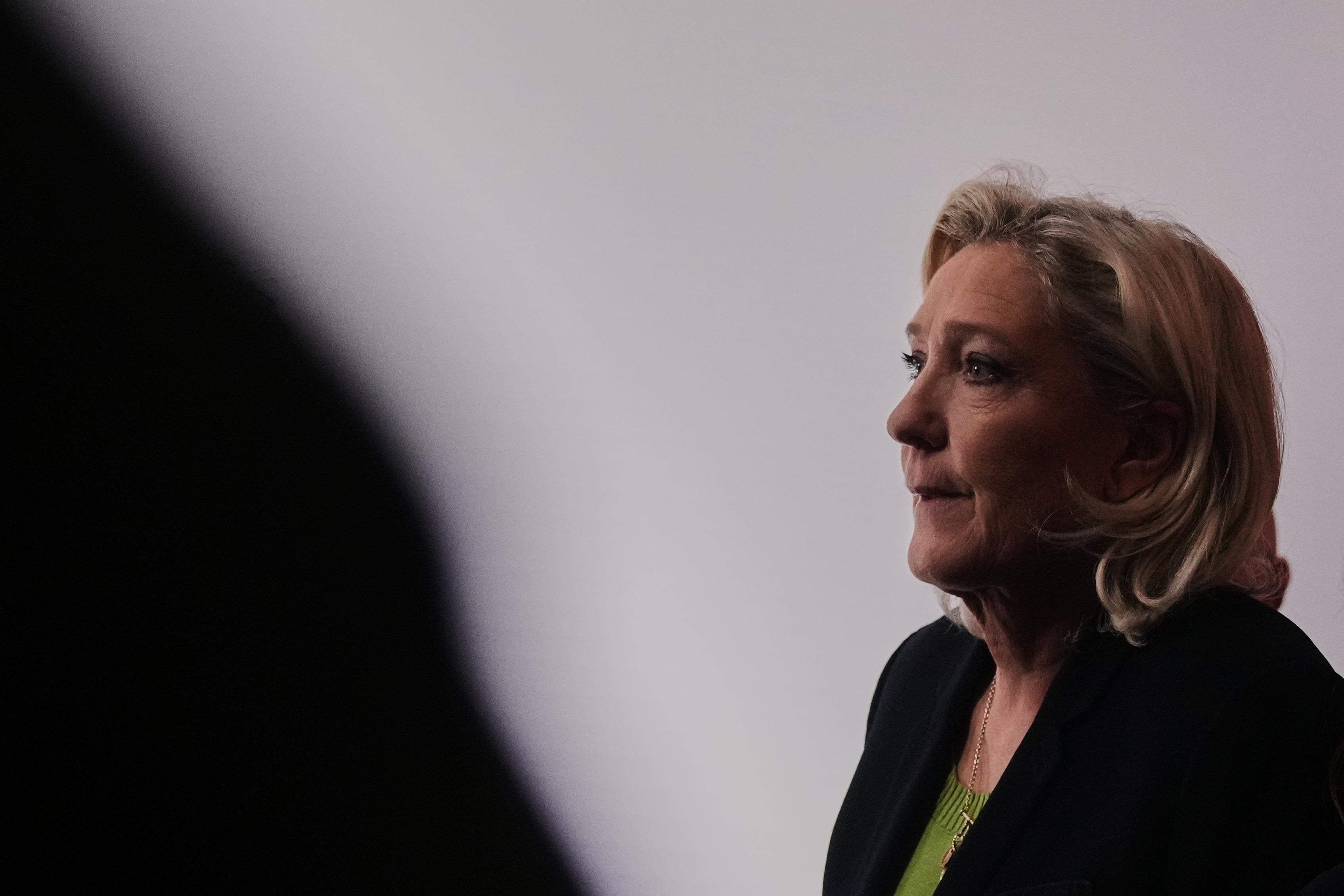 France's Le Pen in court with presidency bid on the line