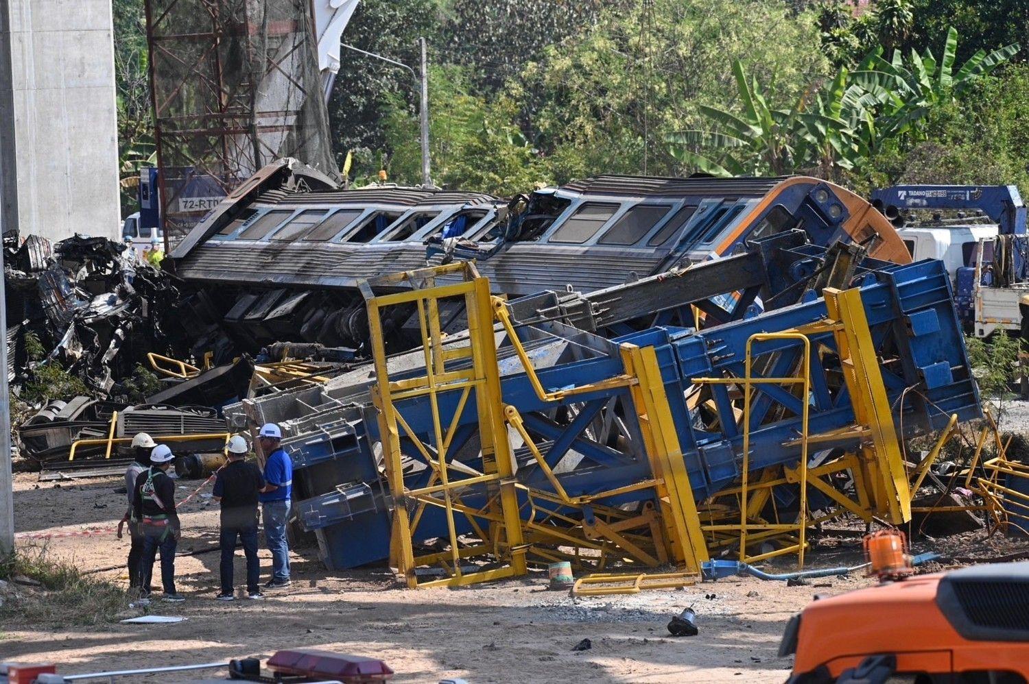 Over 20 killed in train accident at China-backed project in Thailand