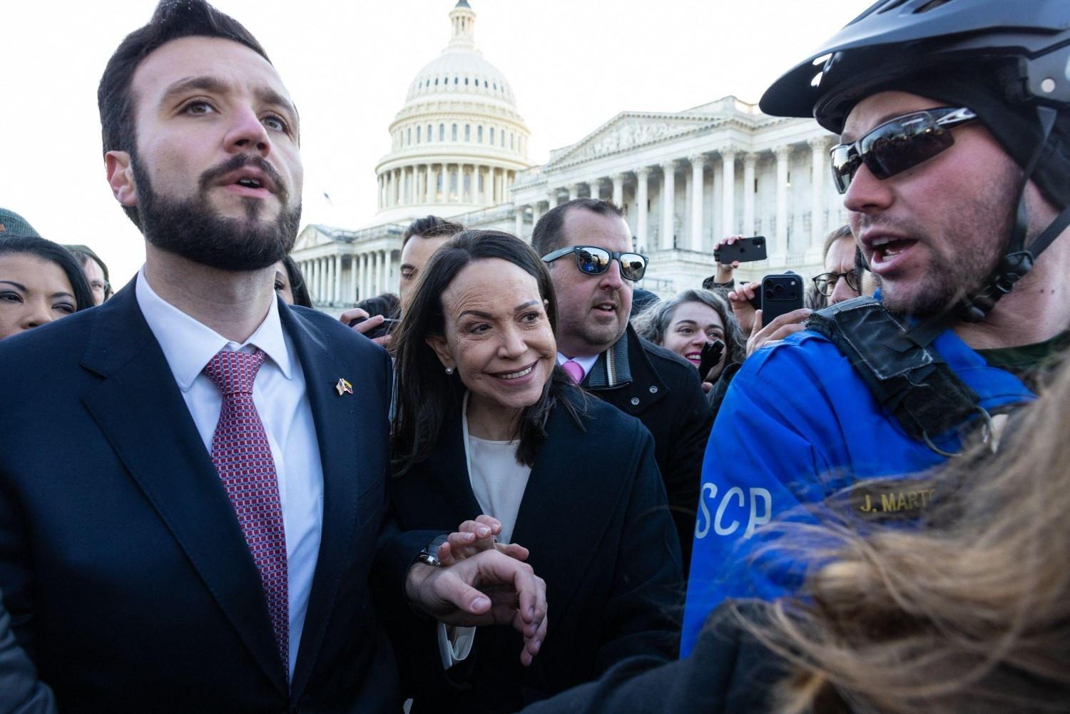 Venezuela's Machado says she 'presented' Trump with Nobel medal