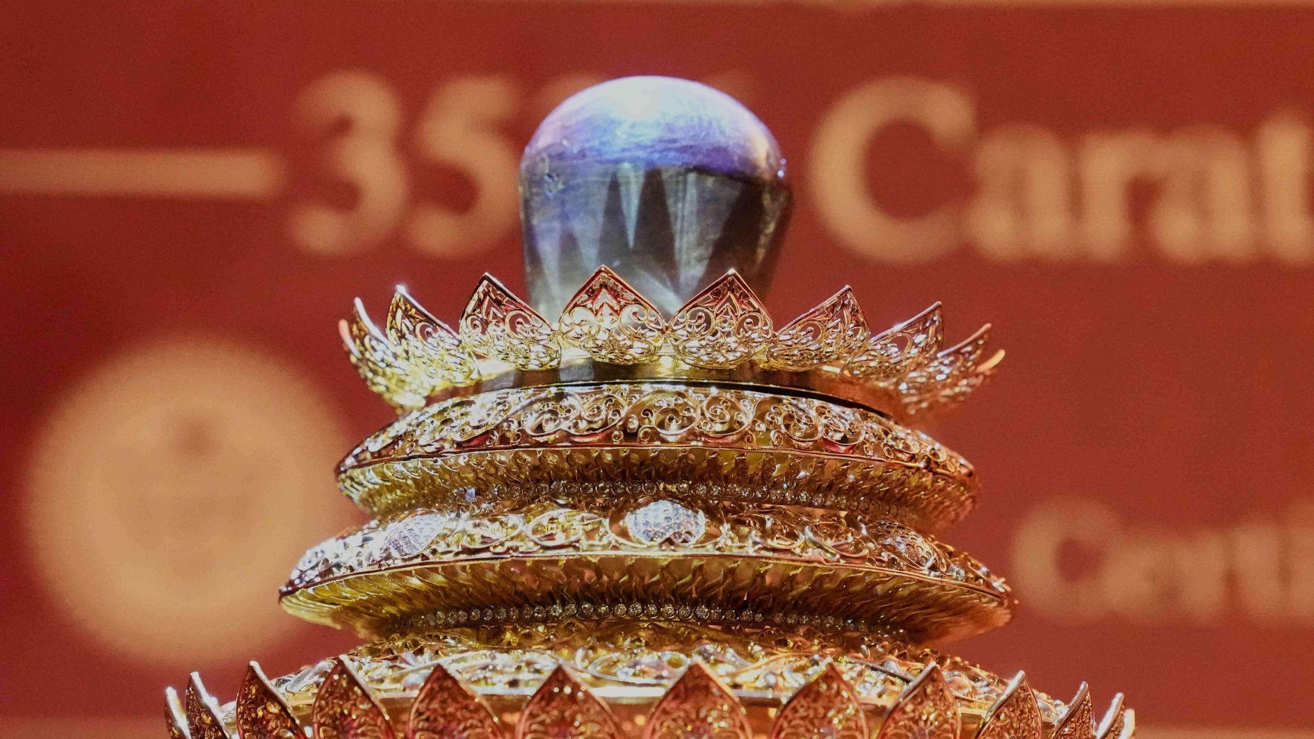 Sri Lanka unveils a rare purple star sapphire
