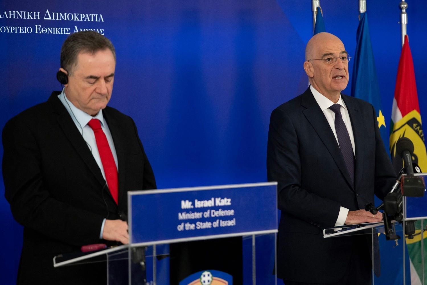 Athens, Tel Aviv vow defense cooperation