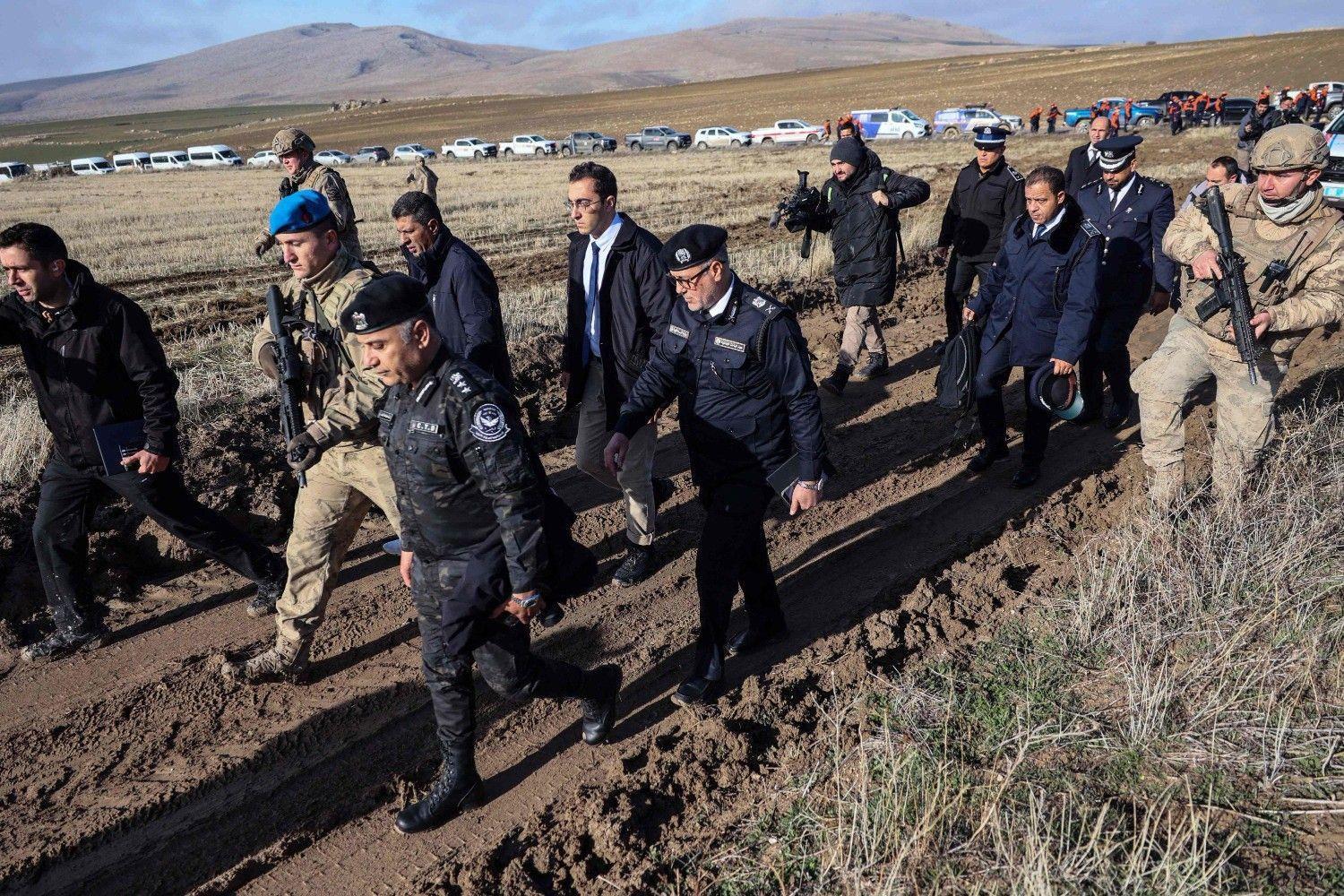 Preliminary report finds Libyan jet hit hillside at high speed