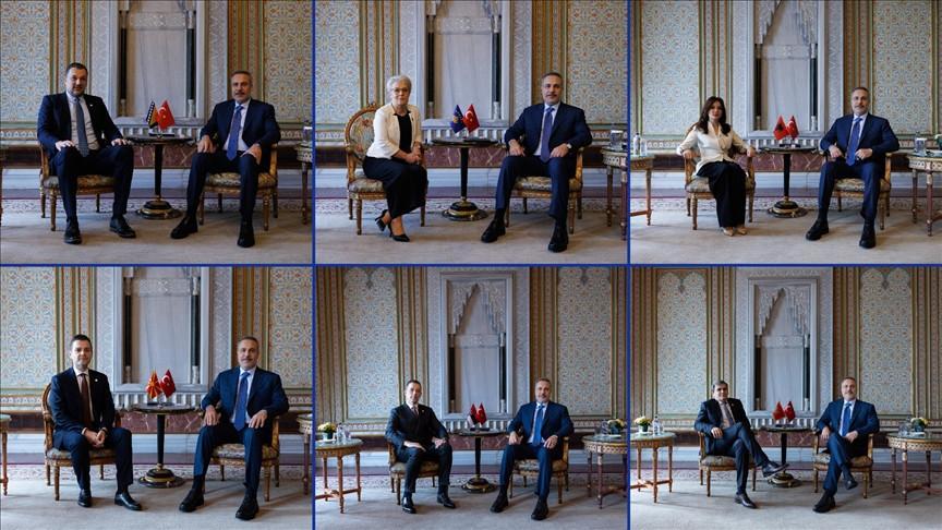 Fidan hosts Balkan top diplomats in Istanbul