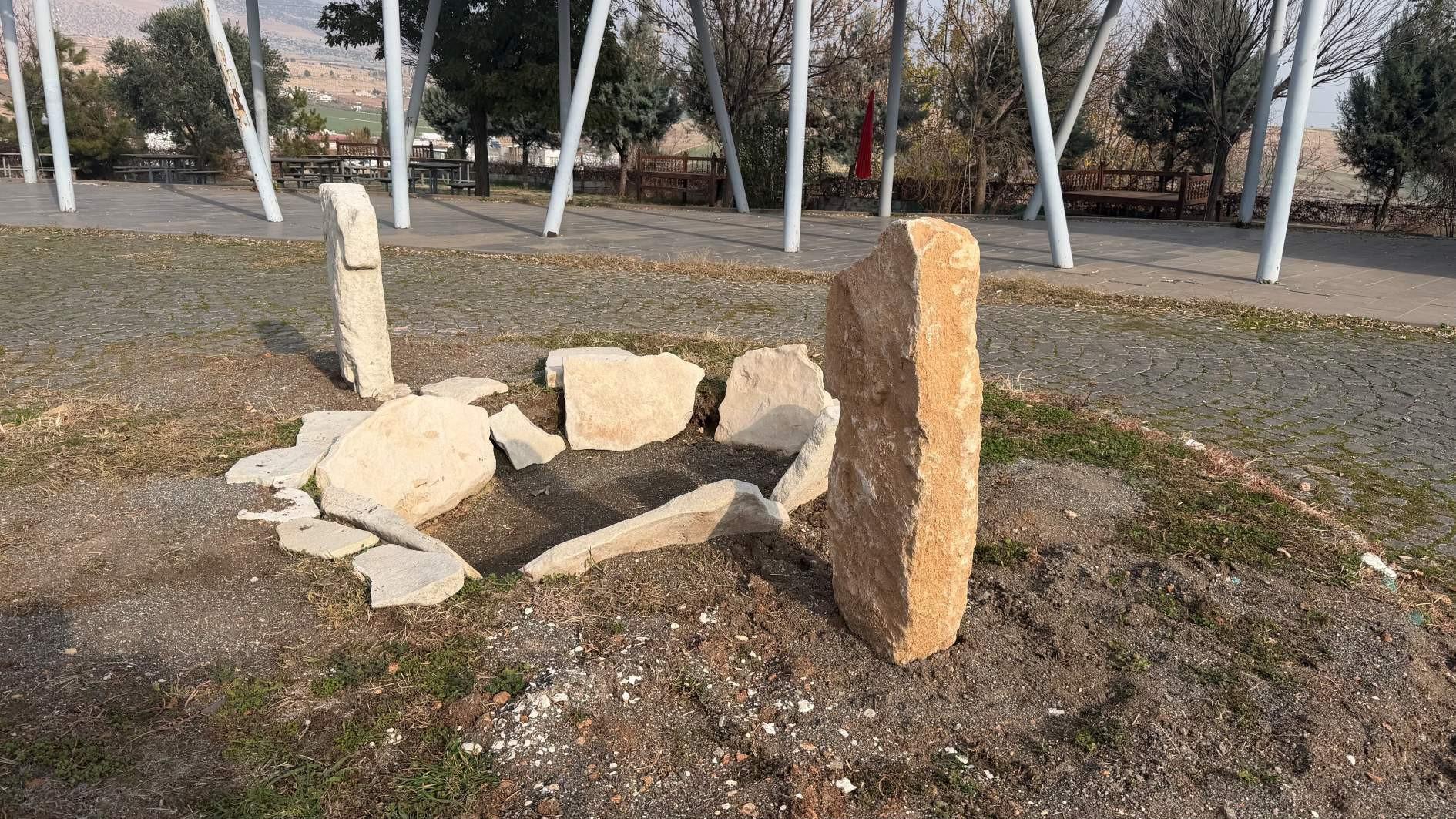 Göbeklitepe-like T-shaped stones found in Adıyaman