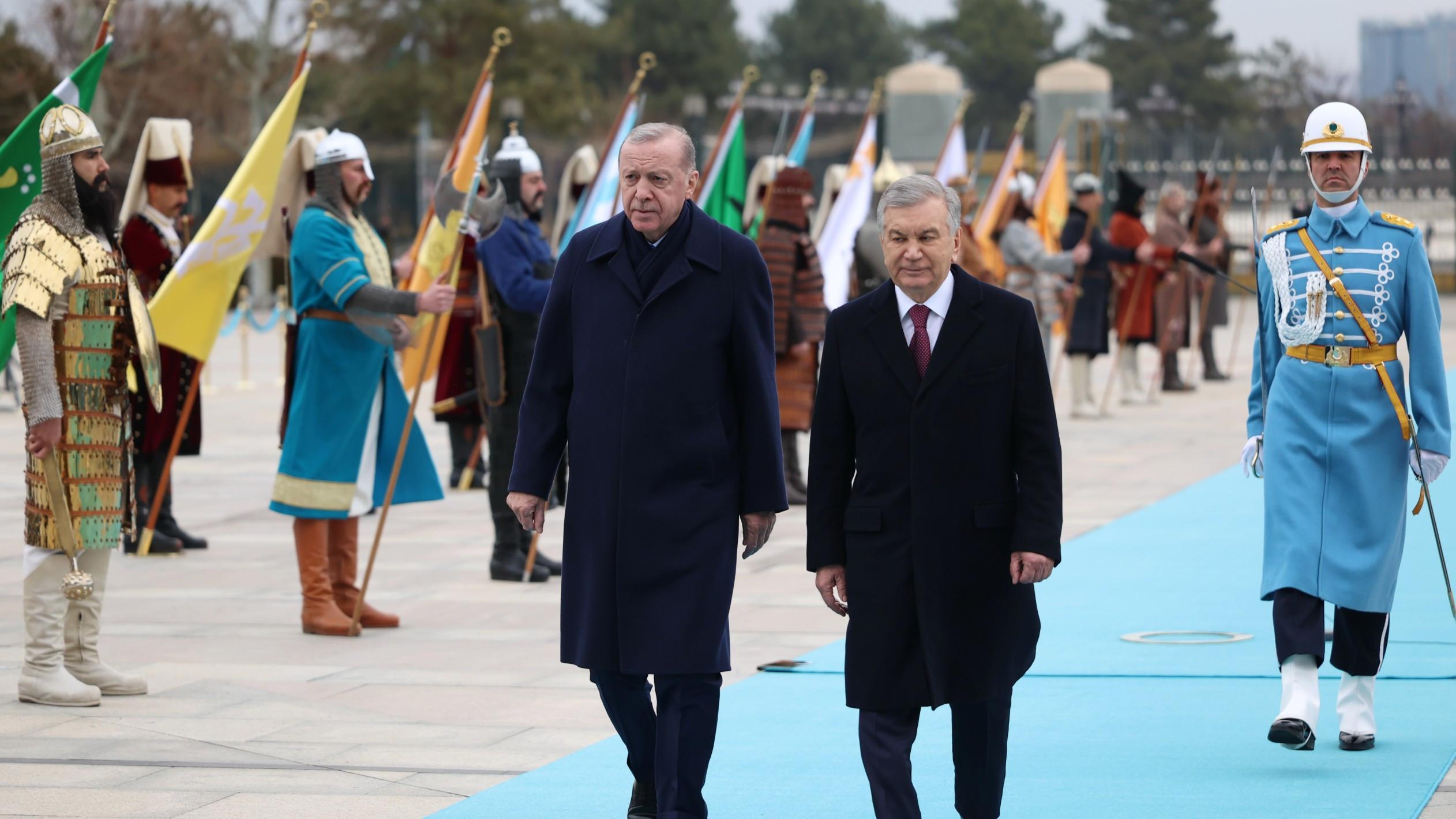Erdoğan, Uzbek president meet in Ankara to deepen ties