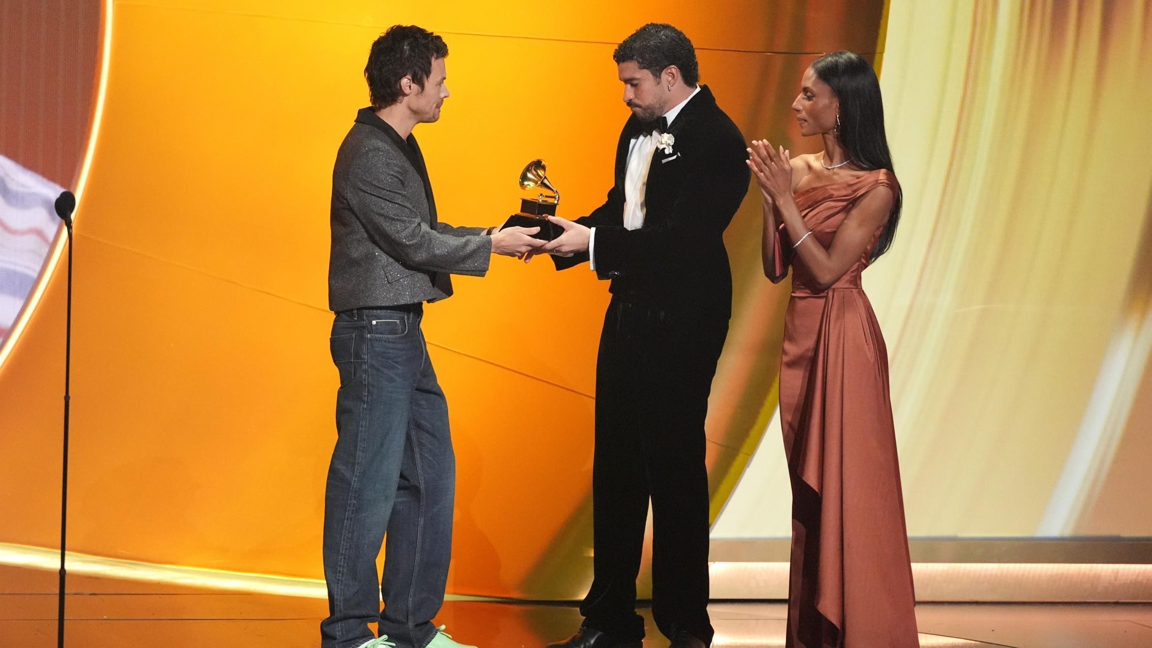 Bad Bunny makes history at the Grammys