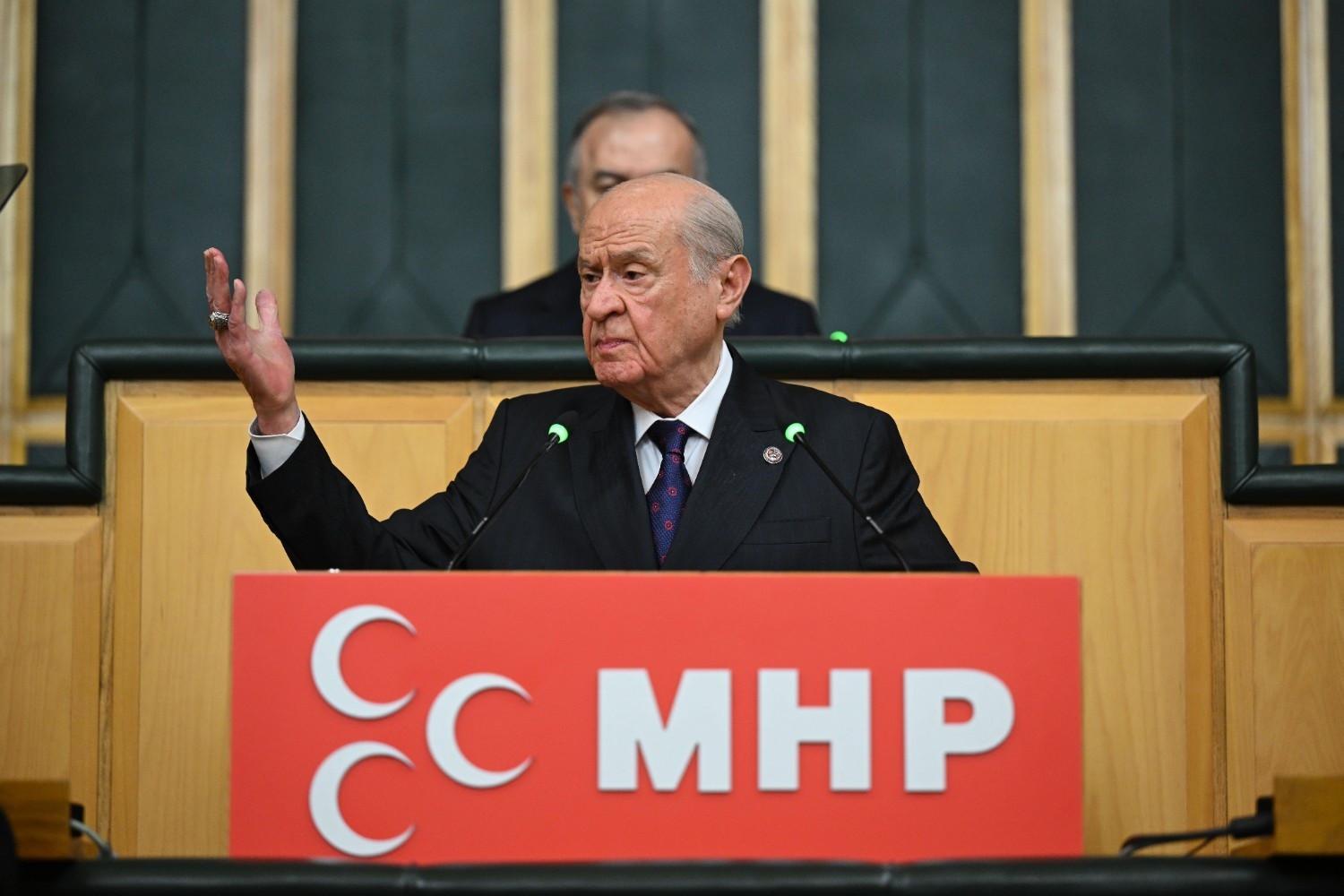 MHP leader rules out early polls, rejects CHP calls