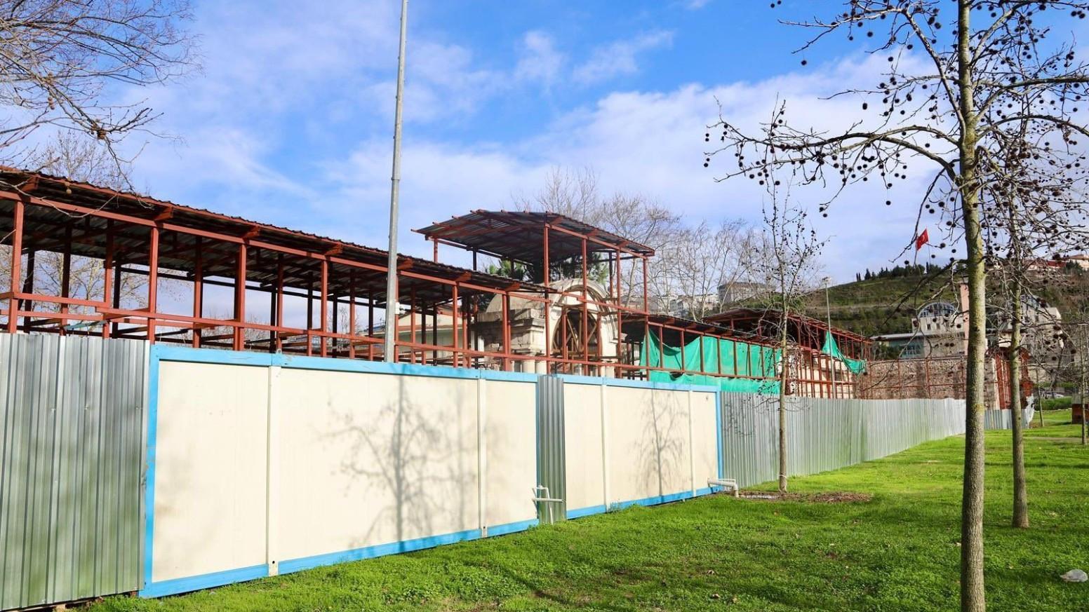 Restoration work continues at Sadabad Palace