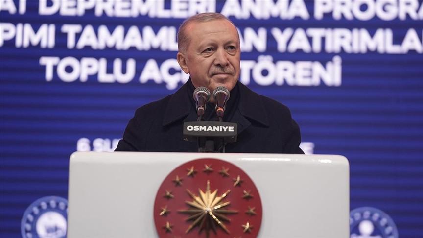 Türkiye rebuilt quake-hit cities within three years: Erdoğan
