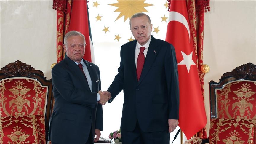 Erdoğan says ‘important decisions’ agreed with Jordan’s King Abdullah