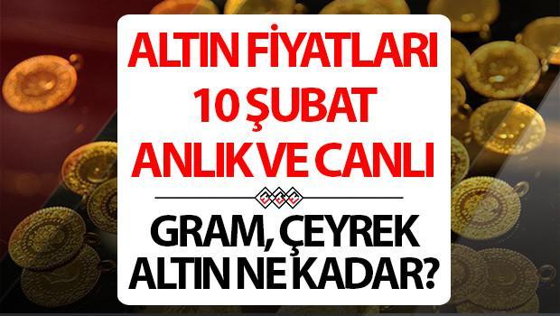 ALTIN FİYATLARI CANLI VE ANLIK 10 ŞUBAT 2026 || "Henüz altın vuruş gerçekleşmedi!" Bugün 1 gram altın, çeyrek altın alış - satış f