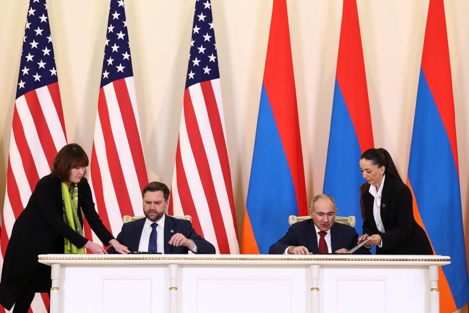 US vice president visits Armenia, Azerbaijan to 'advance' peace