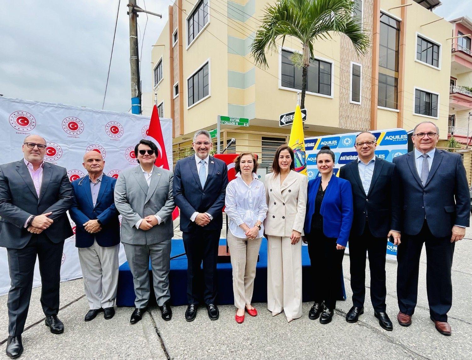 Atatürk Street inaugurated in Ecuador