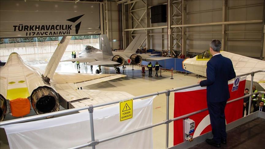 Türkiye reveals new prototypes of homegrown combat aircraft KAAN