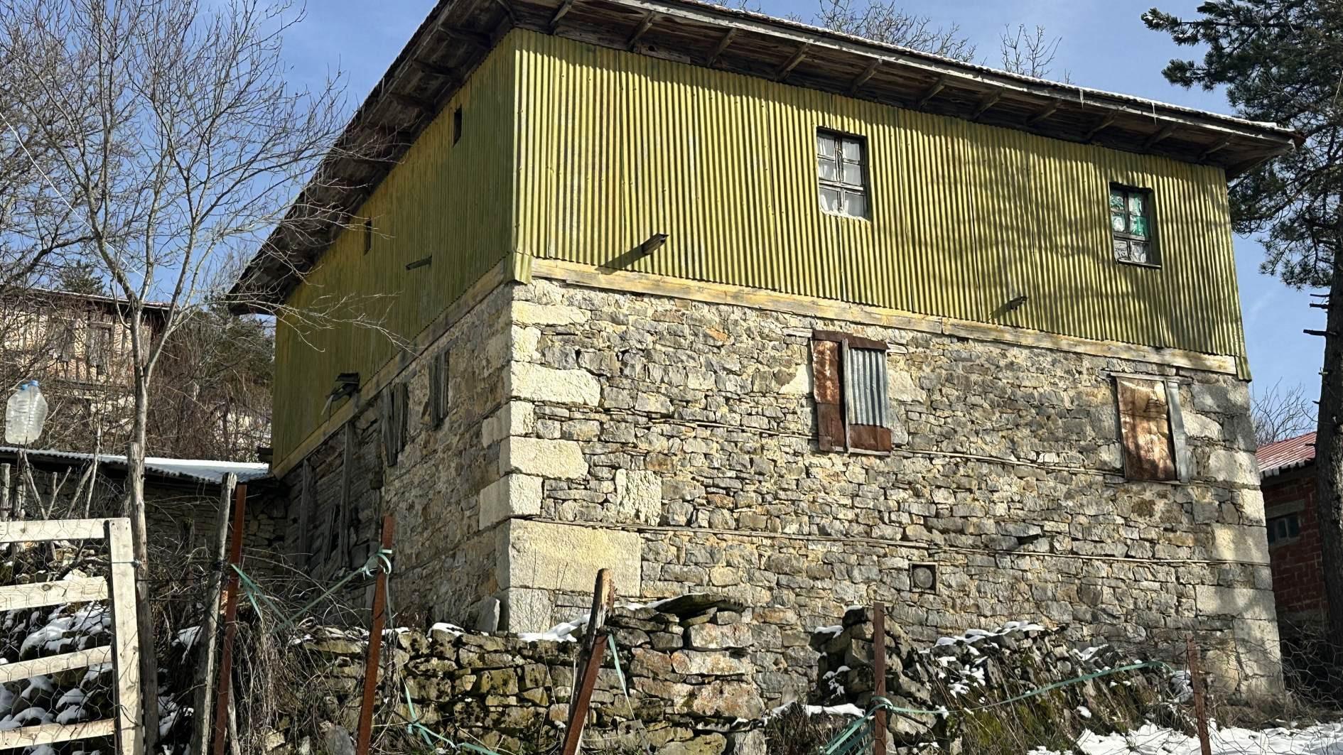 Roman temple stones used in village houses