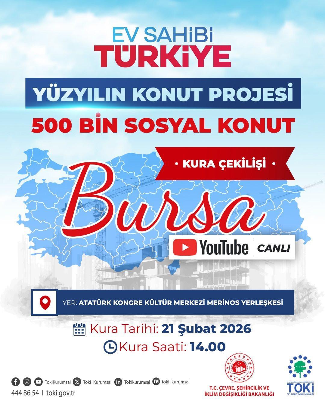 TOKİ BURSA KURA ÇEKİMİ NE ZAMAN TOKİ BURSA KURA ÇEKİMİ NE ZAMAN
