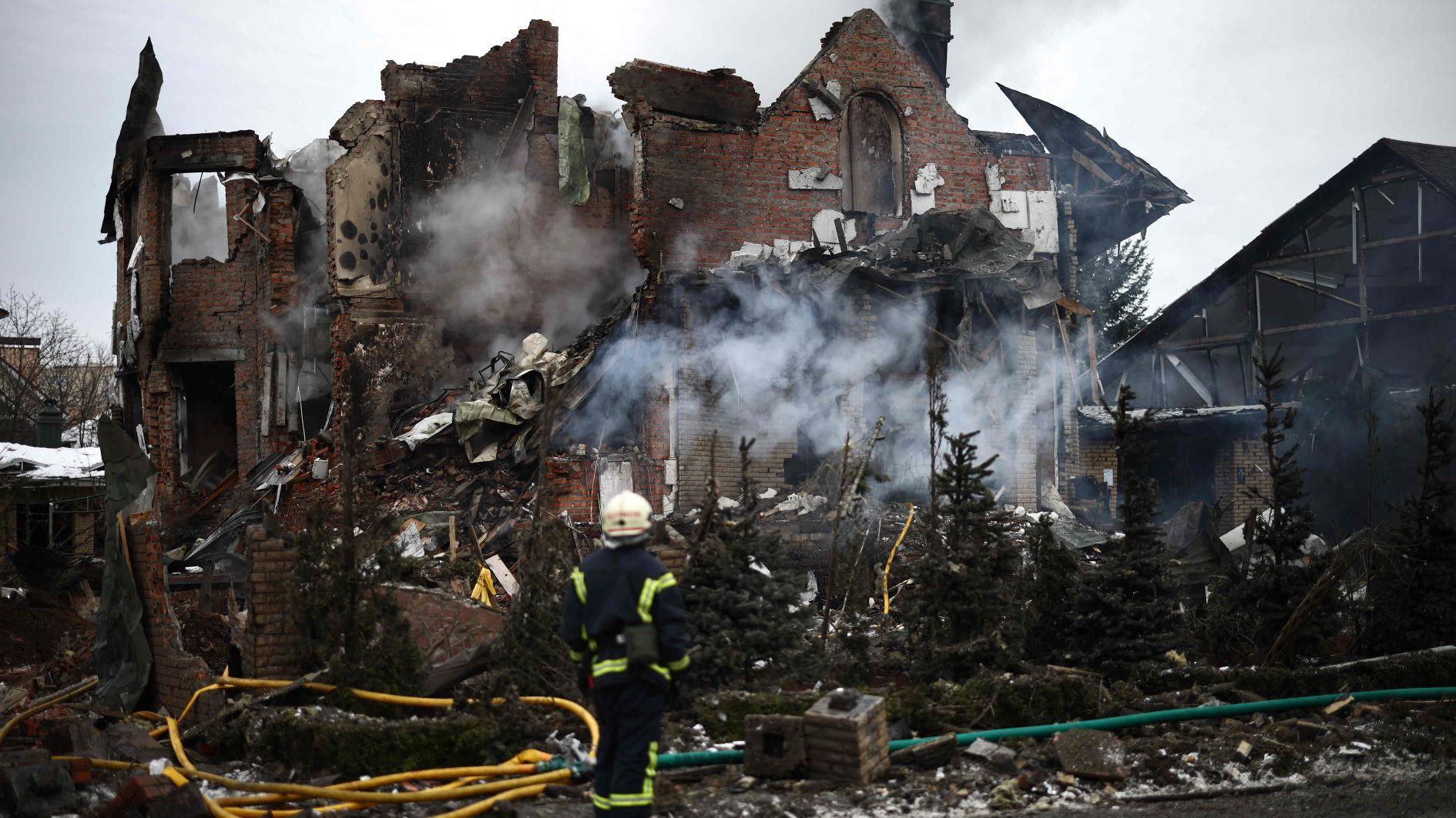 Missiles pound Ukraine capital ahead of Russian invasion anniversary