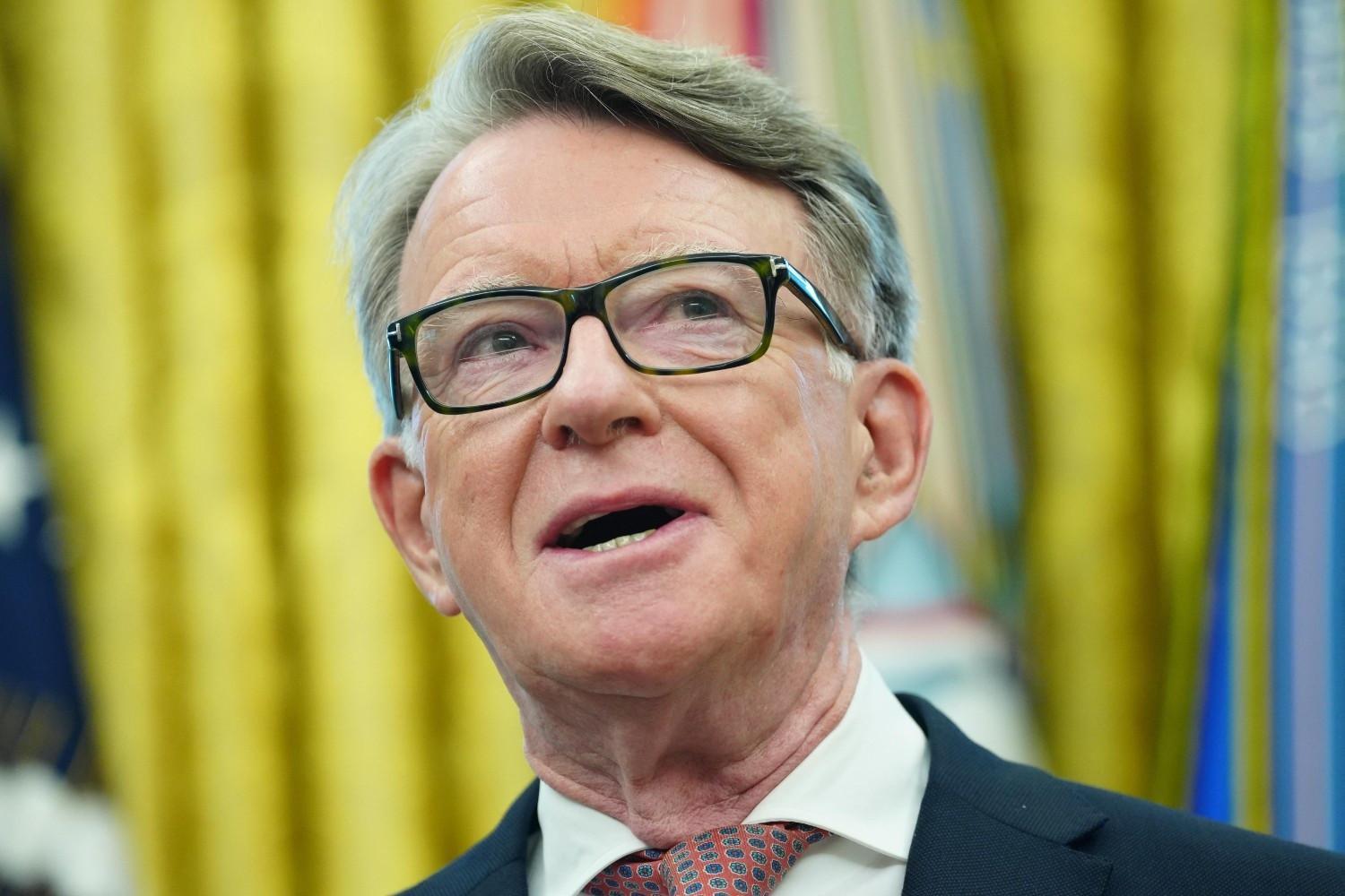 UK police release ex-envoy Peter Mandelson on bail in Epstein case